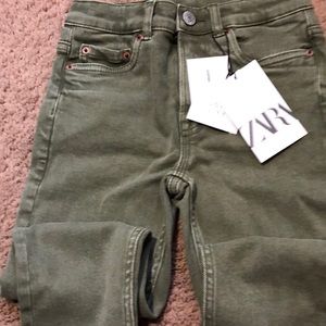 Boys Green Zara Jeans size 8